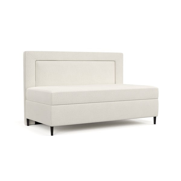 Letto singolo imbottito beige 100x200 cm Alba - Maison de Rêve