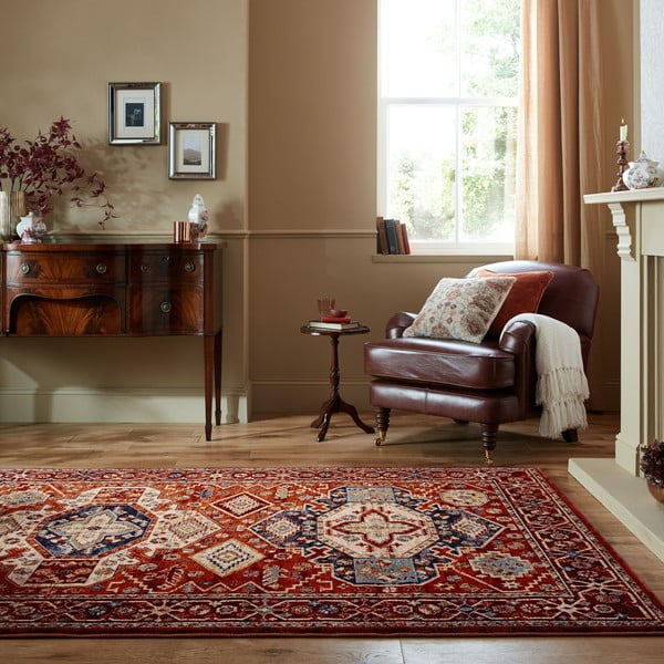 Tappeto rosso 120x170 cm Gillingham - Flair Rugs-image-1
