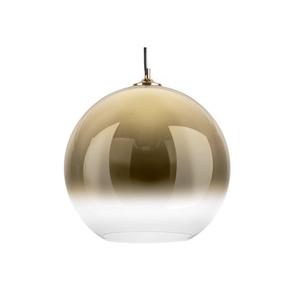 Lampada a sospensione in vetro color oro , ø 40 cm Bubble - Leitmotiv