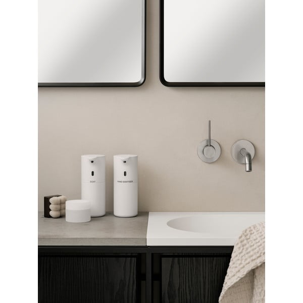 Distributore automatico di sapone in plastica bianco da 260 ml Fineo - Blomus-image-2