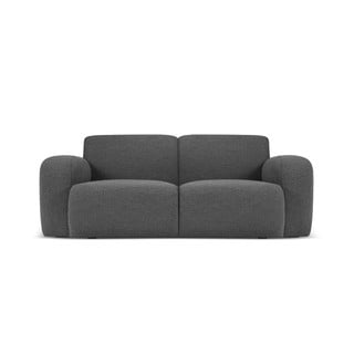 Divano in tessuto bouclé grigio scuro 170 cm Molino - Micadoni Home