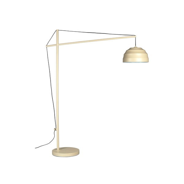 Lampada da terra giallo chiaro (altezza 180 cm) Liwa - Dutchbone