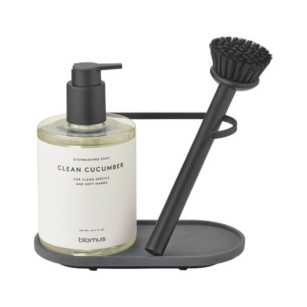 Supporto per detersivo grigio in calcestruzzo Dhuva – Blomus-image-3