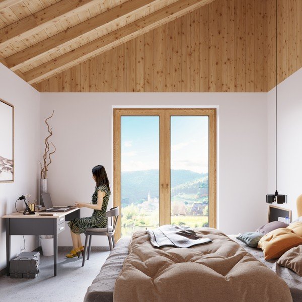 Lampada a sospensione nera con paralume in metallo ø 24 cm Rossario - Sollux-image-4