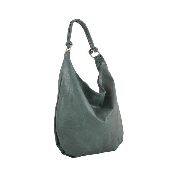 Borsa in pelle color petrolio Francisca - Chicca Borse-image-1