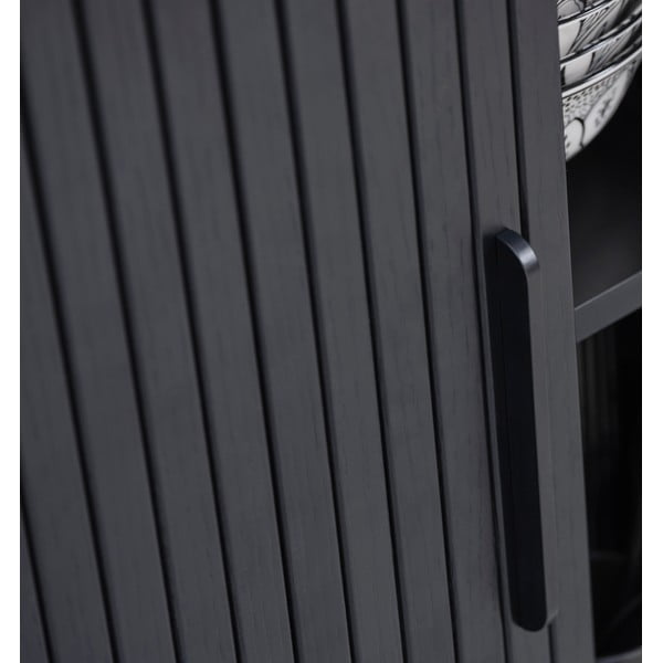 Tavolo TV nero in rovere 120x56 cm Nola - Unique Furniture-image-3