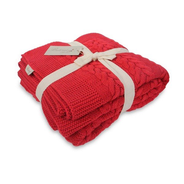 Copriletto rosso vino Tufalo, 130 x 170 cm - Homemania Decor