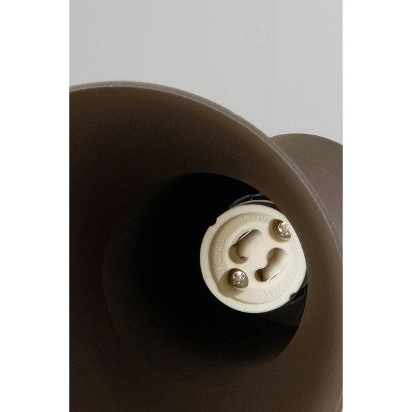 Lampadario marrone in alluminio con intensità regolabile ø 10 cm Evan – Jotex-image-2
