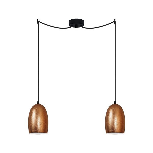Dvojité světlo UME Elementary, copper/black/black