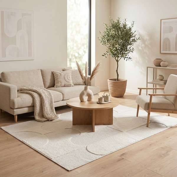 Tappeto crema 120x170 cm Luna - ESTE-image-3