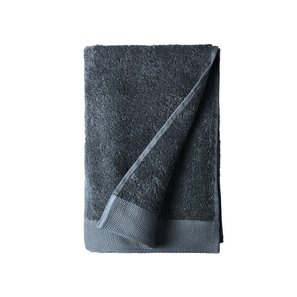 Asciugamano blu in spugna di cotone Cina, 140 x 70 cm Comfort Organic - Södahl