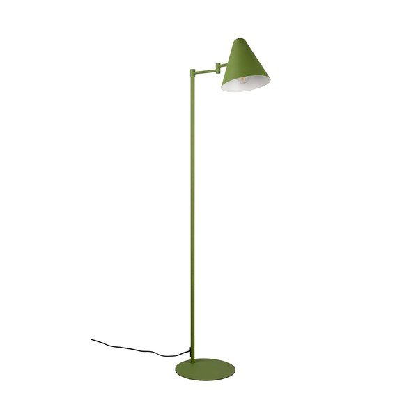 Lampada da terra verde con struttura flessibile (altezza totale 126,5 cm) Cosima – Trio