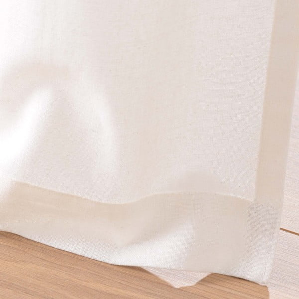 Tenda bianca/beige in misto cotone 140x240 cm Milano – douceur d'intérieur-image-4