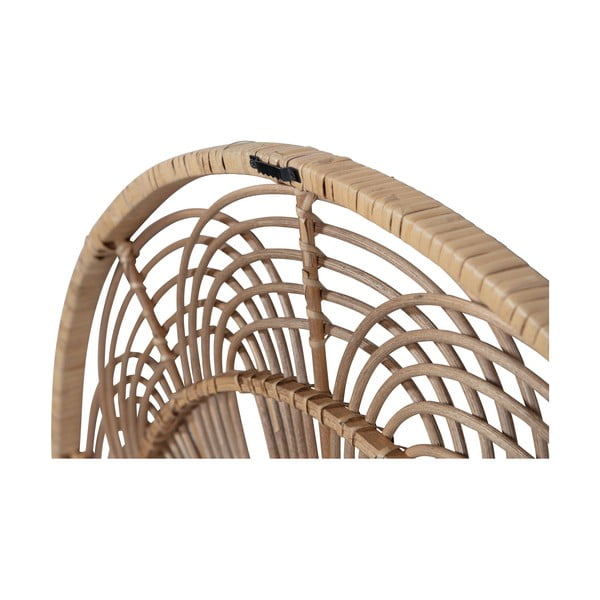 Specchio da parete con telaio in bambù ø 76 cm Obi – WOOOD-image-4