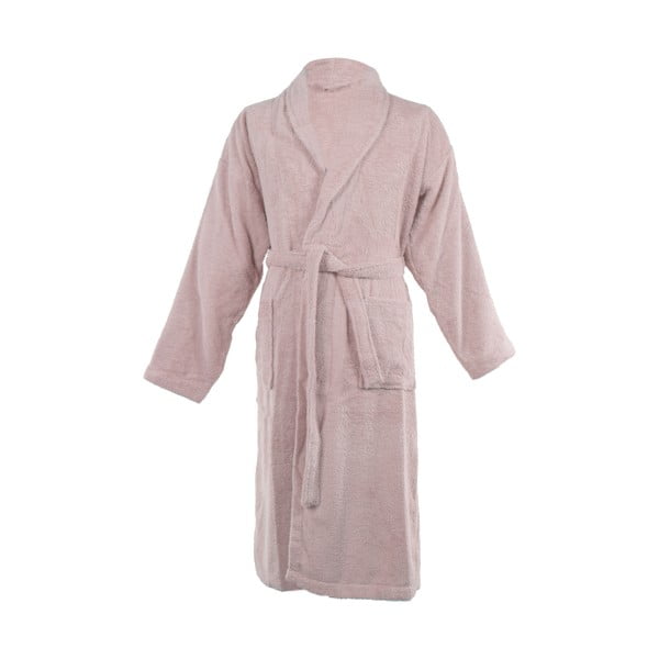 Accappatoio in rosa chiaro in cotone L/XL Lindu – Tiseco Home Studio