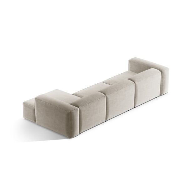 Divano angolare beige (con penisola a destra/con chaise lounge) Bergamo – Cosmopolitan Design-image-4