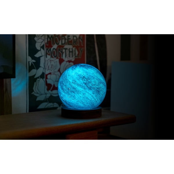 Decorazione luminosa colore naturale scuro con ricarica USB ø 12 cm Galaxy Breeze – Gingko-image-3