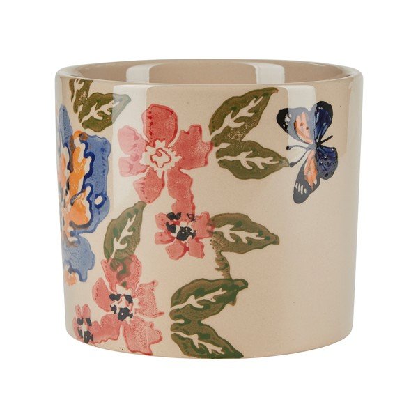 Vaso in gres beige, ø 15 cm - Bahne & CO