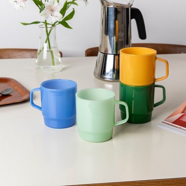 Tazza blu in vetro 280 ml – Rex London-image-2