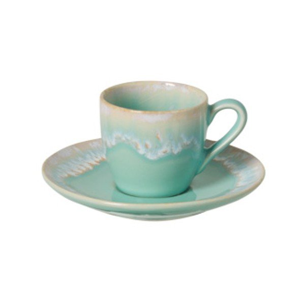 Tazzina per espresso turchese in gres 100 ml Taormina – Casafina