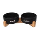 Set di ciotole in ceramica con base per cani ø 16 cm Dog Fantasy - Plaček Pet Products