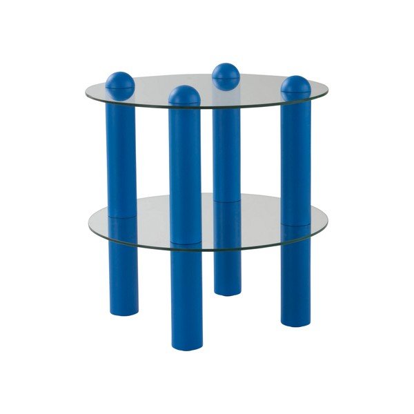 Tavolino rotondo in vetro ø 48 cm Egan – Jotex
