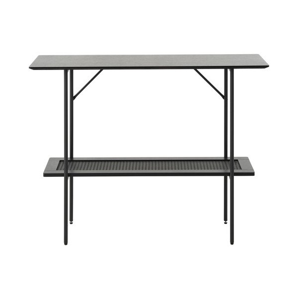 Tavolo consolle nero 37x100 cm Pensacola – Unique Furniture-image-1