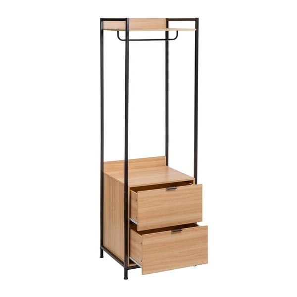 Armadio di colore naturale a giorno 60x190x48 cm Armarios – Casa Selección-image-2