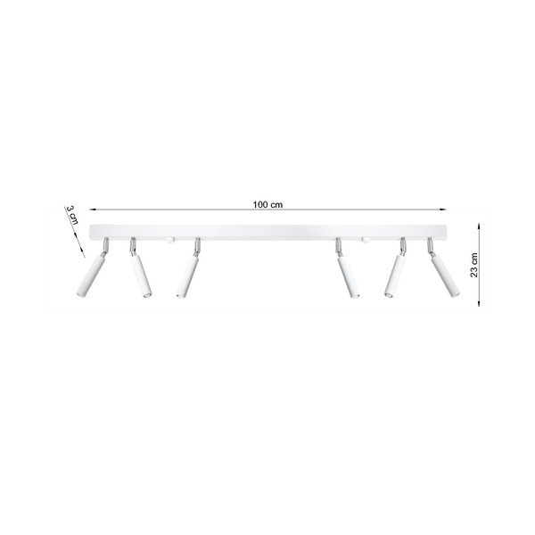 Apparecchio da soffitto bianco Sei Tiden - Sollux-image-2