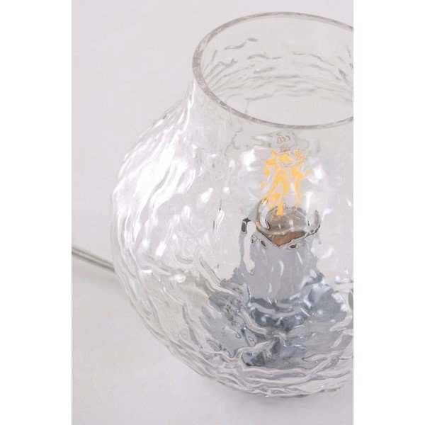 Lampada da tavolo in vetro (altezza totale 15 cm) Breen – Jotex-image-3