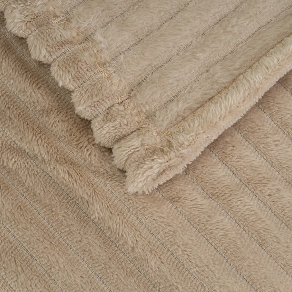 Coperta marrone in micropile 130x160 cm Fur Velvet – Casa Selección-image-1