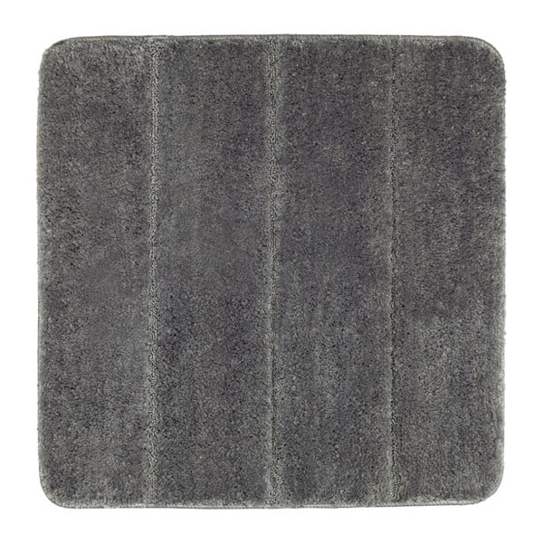 Tappeto da bagno grigio scuro Steps, 55 x 65 cm - Wenko