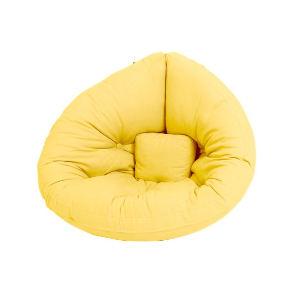Poltrona relax gialla per bambini Mini Nido - Karup Design