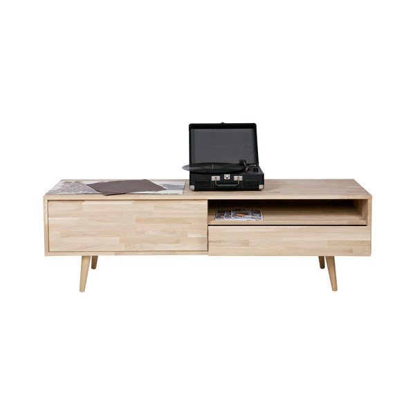 Tavolo TV in legno di quercia con Tygo - WOOOD-image-2