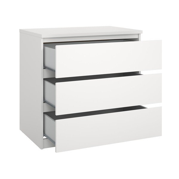 Credenza bianca 77x76x50 cm Naia – Tvilum-image-2