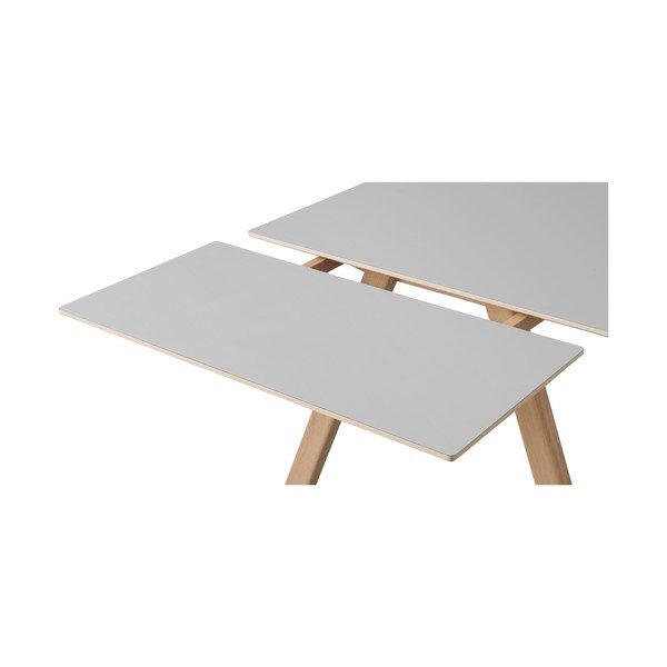 Tavola di prolunga grigia, 45 x 90 cm Bilbao - Unique Furniture-image-1