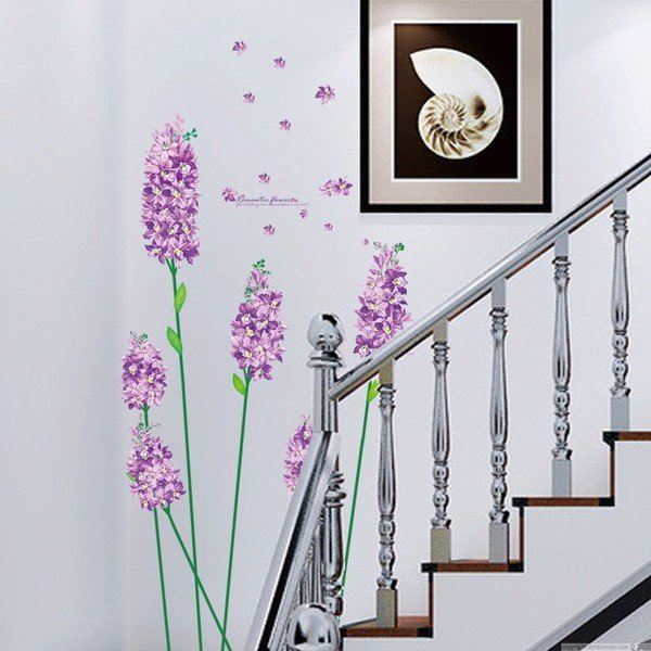 Sada samolepek Ambiance Romantic Iris Flowers