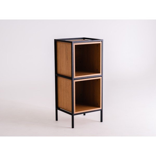 Libreria nera in rovere 45x102 cm Skap - CustomForm-image-3