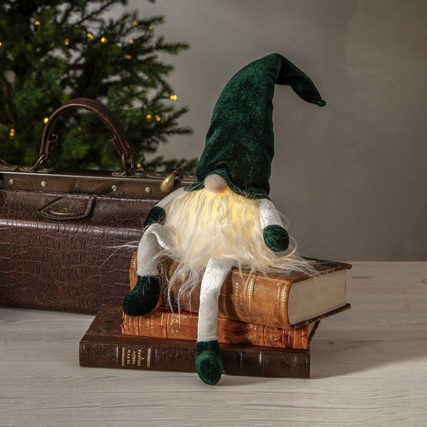 Decorazione luminosa bianco-verde con motivo natalizio Joylight - Star Trading-image-1