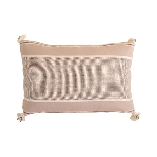 Cuscino in cotone beige, 35 x 55 cm Brunella - Buldan's