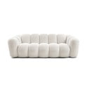 Divano bianco con rivestimento in bouclé 232 cm Hippolyte – Bobochic Paris
