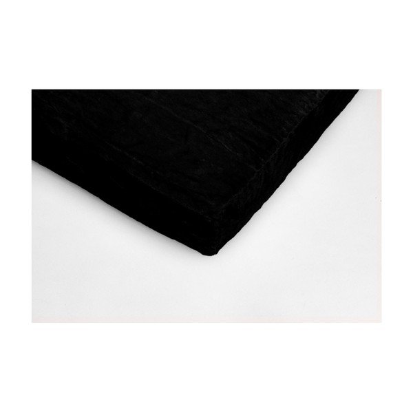Lenzuolo nero in micropush, 180 x 200 cm - My House