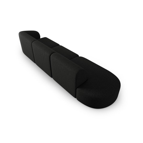 Divano nero 302 cm Shane - Micadoni Home-image-2