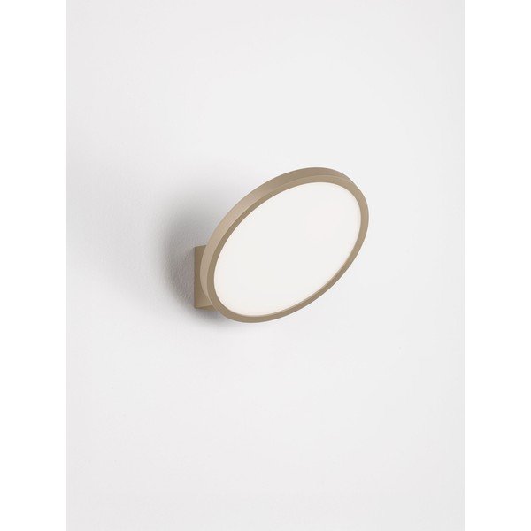 Lampada da parete LED oro opaco in alluminio con intensità regolabile Vea – Nova Luce-image-4