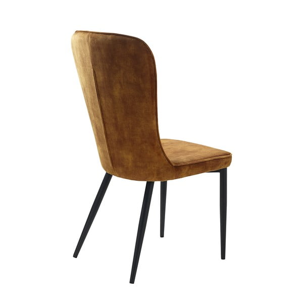 Sedia da pranzo gialla Hudson - Unique Furniture-image-4