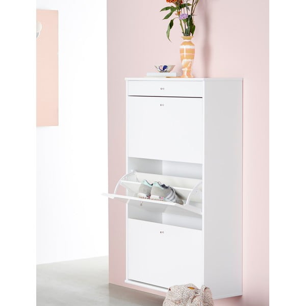 Scarpiera bianca Bianco Mistral - Hammel Furniture-image-4