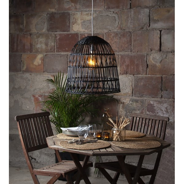 Paralume nero ø 48 cm Knute - Star Trading-image-1