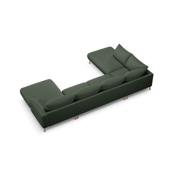 Divano angolare verde (a U) Naomi – Micadoni -image-3