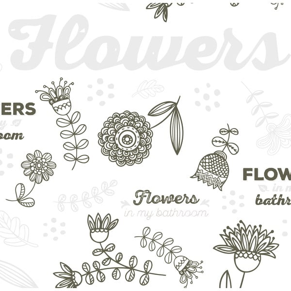 Tenda per doccia 180x200 cm Flowers – MSV-image-3