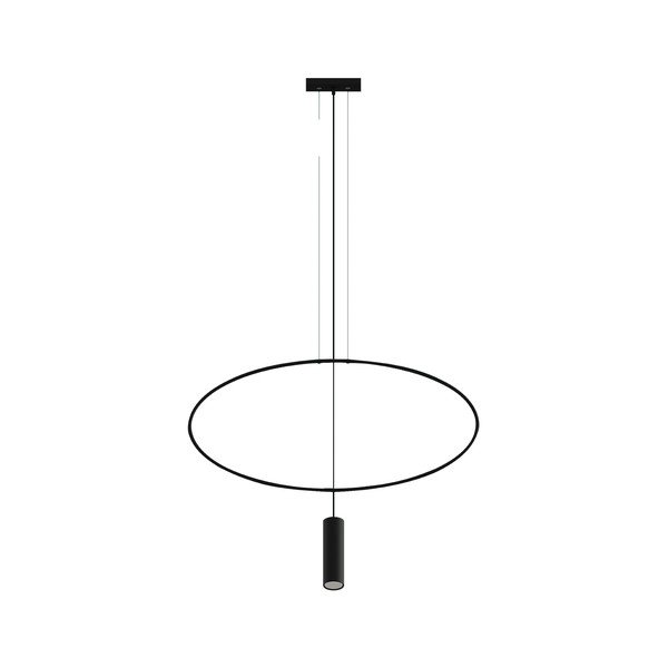 Lampadario nero in metallo HOLAR – Thoro